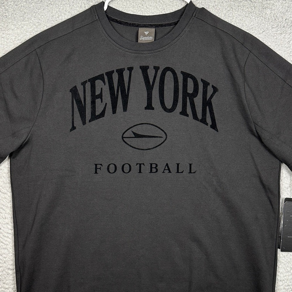 NEW New York Jets Fanatics Signature T-Shirt Mens Large Black Short Sleeve Tee